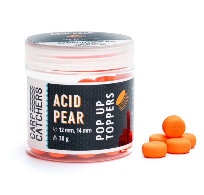 Бойли Pop-Up Carp Catchers Toppers - Ø12/14 мм- Acid Pear/Кисла груша