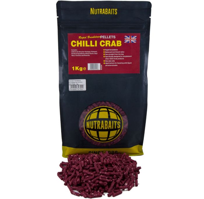 Пеллетс Nutrabaits швидкорозчинний - Chilli Crab - 1 кг