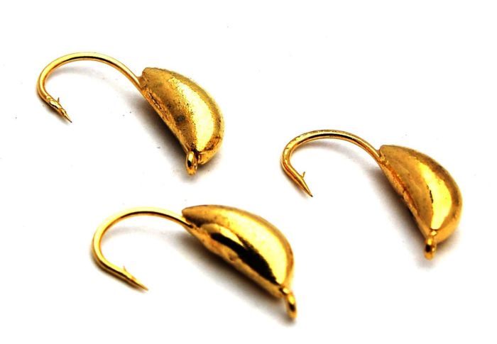 Блешня Вольфрам Частина Часнику - Золото - 10 шт./уп