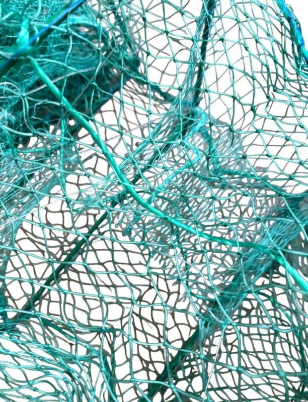 Раколовка - Кордова нитка посилена (15 ниток) - Осередок 20 мм - 21 вхід - 26x38 - Зелена - 8 м