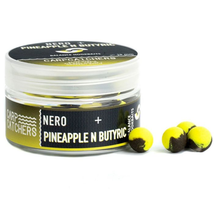 Бойли Carp Catchers Balance Hookbaits - Ø10 мм - NERO&Pineapple N Butyric