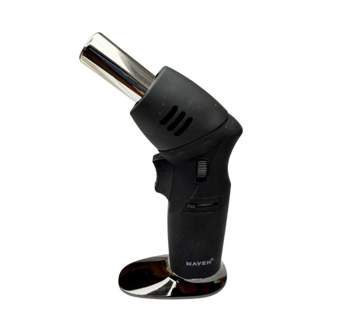 Професійний газовий пальник MAVEN HL-559 - Гостре полум'я - З п'єзопідпалом - Автоматичний - Китай - Чорний