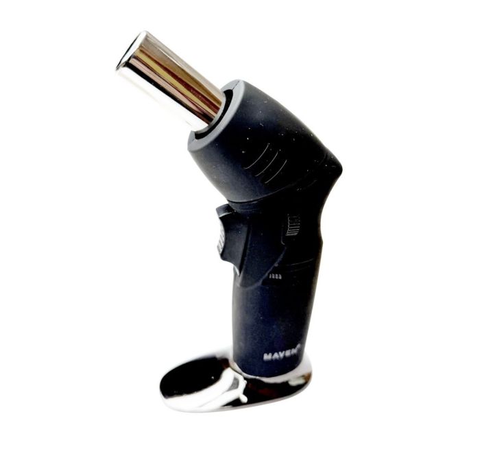 Професійний газовий пальник MAVEN HL-559 - Гостре полум'я - З п'єзопідпалом - Автоматичний - Китай - Чорний