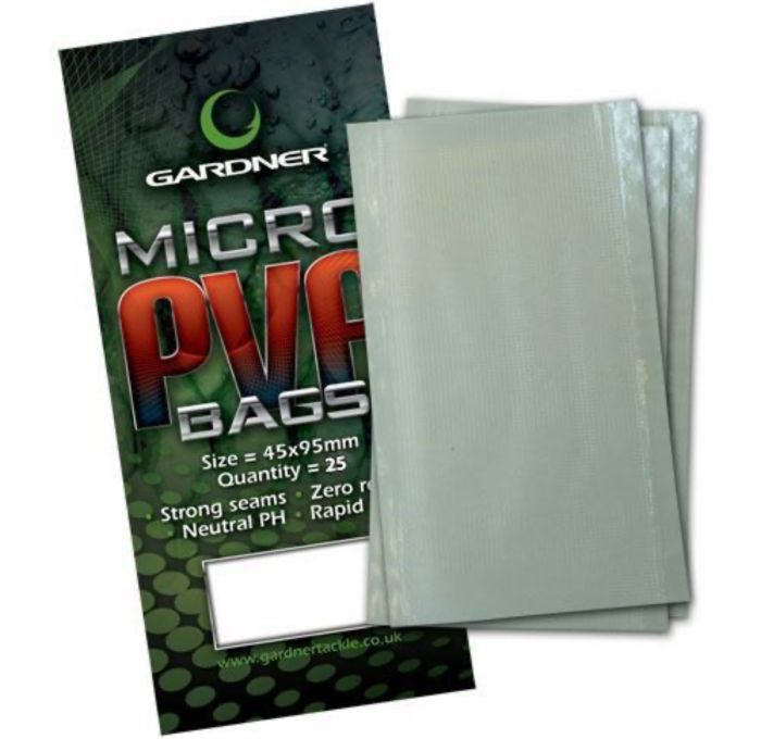 ПВА пакети Gardner PVA BAGS MICRO 95x45 мм - 25 шт.