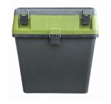 Ящик для зимової риболовлі - 18 л - 35x39x18 см - Чорно-оливкова - Україна.