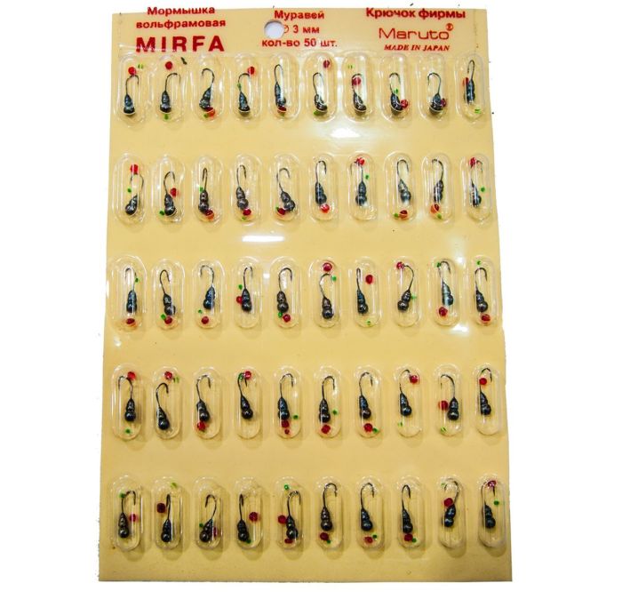 Мормишка Вольфрам Мірфа Білорусь - Мураха фарбування - 50 шт./уп