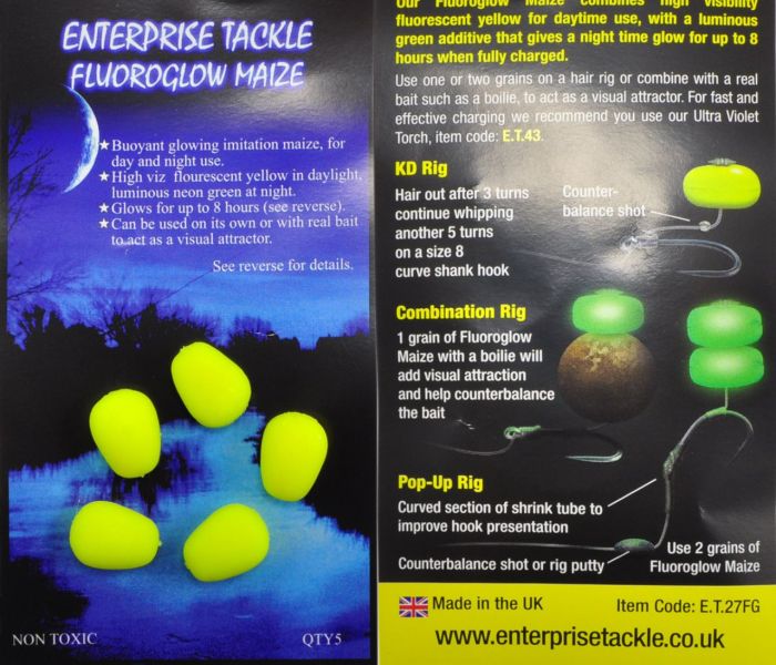 Дика штучна кукурудза, що світиться, Fluoroglow Maize - Enterprise Tackle