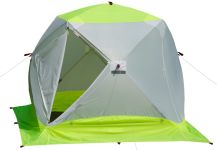 Палатка зимова Лотос Куб 3 Компакт ЕКО - Зелена