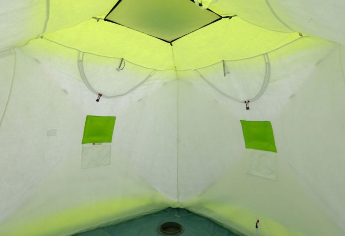 Палатка зимова Лотос Куб 3 Компакт ЕКО - Зелена