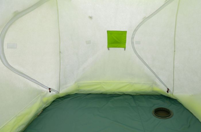 Палатка зимова Лотос Куб 3 Компакт ЕКО - Зелена