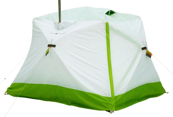 Палатка зимова Лотос Куб 3 Компакт ЕКО - Зелена