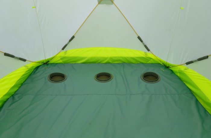 Палатка зимова Лотос Куб 3 Компакт ЕКО - Зелена