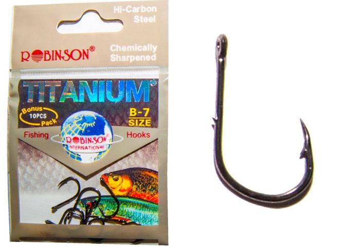 Гачок Robinson Titanium В - 10 шт/уп