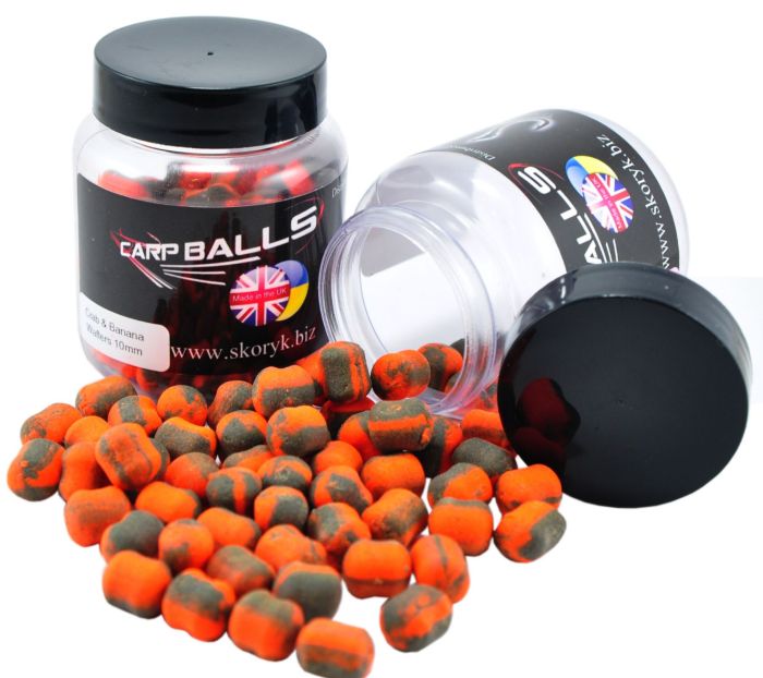 Бойли Carp Balls Wafters Anvi - Нейтральна плавучість - Ø10 мм - Crab&Banana (Краб/Банан)