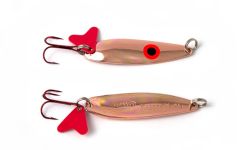 Блешня Spinnex Krocodile - 16 г, що коливаються - Очі червоні - Мідь