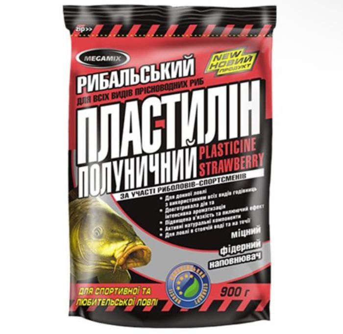 Пластилін Megamix - Полуниця - 500 г