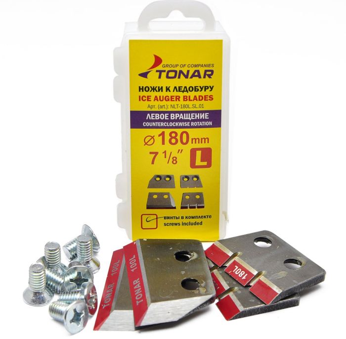 Комплект ножів для льодобуру Тонар ЛР-180(L) - ліве обертання (2020)