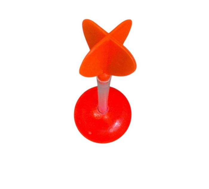 Поплавець для лову товстолоба, хижака XXL Під світлячок - Червоно-жовто-чорний - 1 шт.