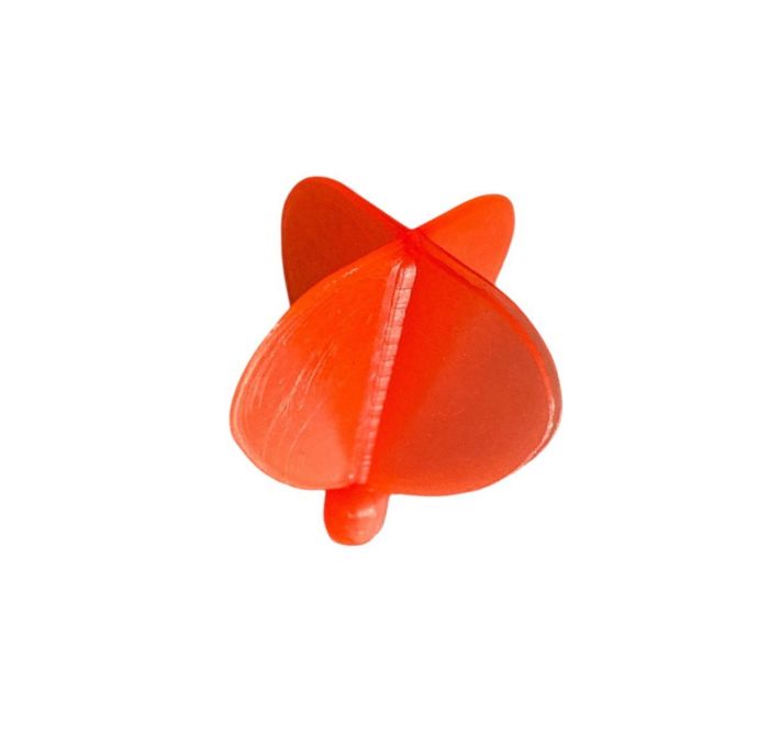 Поплавець для лову товстолоба, хижака XXL Під світлячок - Червоно-жовто-чорний - 1 шт.