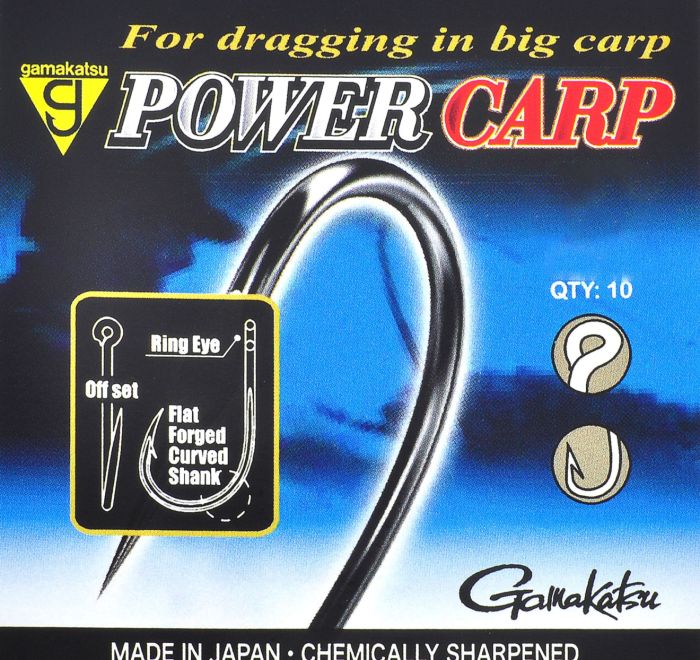 Гачок Gamakatsu Power Carp Ring EYE NSB - 10 шт/уп