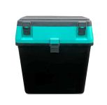 Ящик для зимової риболовлі - Чорно-бірюзовий - Україна.