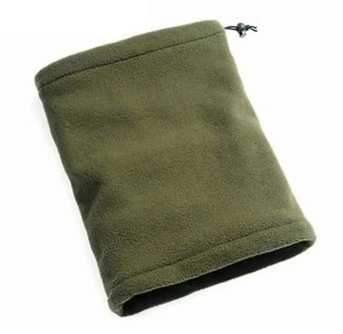 Бафф зимовий тактичний ЗСУ з гумкою - Фліс - Хакі