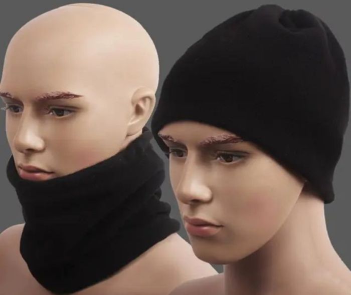 Бафф зимовий тактичний ЗСУ з гумкою - Фліс - Хакі