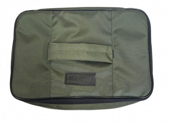 Сумка Molitrix для оснасток та технопланктону на товстолоба - Подвійна - 33x23x19 см - Олива