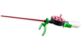 Вудка зимова Anvi - Відкрита шпуля - З курком - Ручка пінопласт - 60 мм