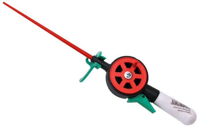 Вудка зимова Anvi - Відкрита шпуля - З курком - Ручка пінопласт - 90 мм