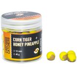 Бойли Carp Catchers Balance Hookbaits - Ø12 мм - Fluoro Yellow&Natural YB - Corn Tiger&Honey Pineapple