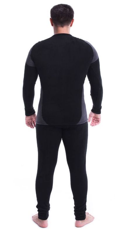 Термобілизна Термопроф - Carpe Diem Coral Fleece - Чорно-сірий