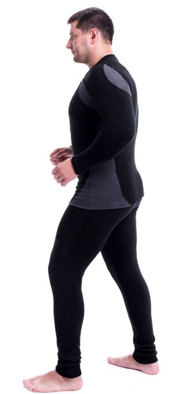 Термобілизна Термопроф - Carpe Diem Coral Fleece - Чорно-сірий