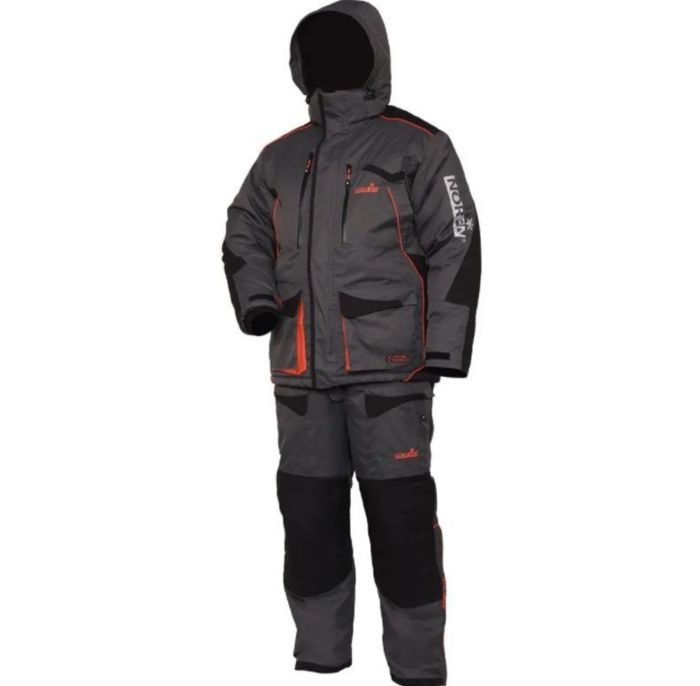Костюм зимовий Norfin Discovery Gray - Сірий - до -35°C - Мембрана