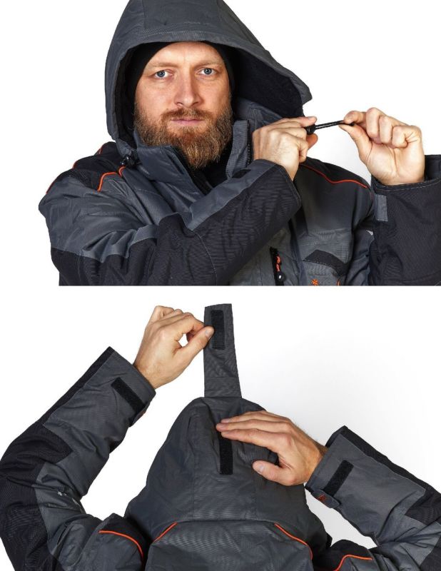 Костюм зимовий Norfin Discovery Gray - Сірий - до -35°C - Мембрана