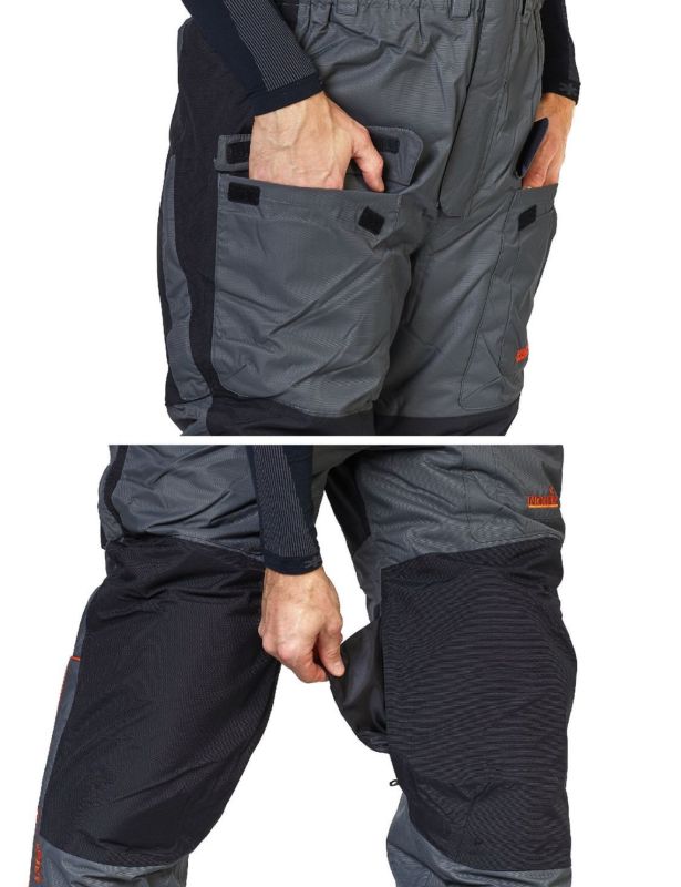 Костюм зимовий Norfin Discovery Gray - Сірий - до -35°C - Мембрана