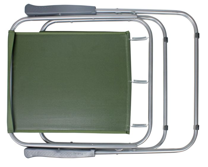 Крісло розкладне Vista Відпочинок XL - 40x56x86 см - Хакі - 4820227320097