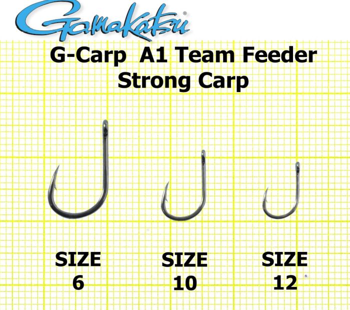 Гачок Gamakatsu A1 Team Feeder Strong Carp - 10 шт/уп