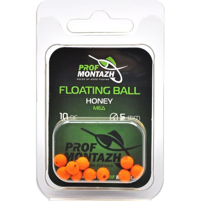 Насадка ароматизована Проф Монтаж Floating Ball - Плаваюча - 5 мм - Мед "Honey" - 10 шт/уп