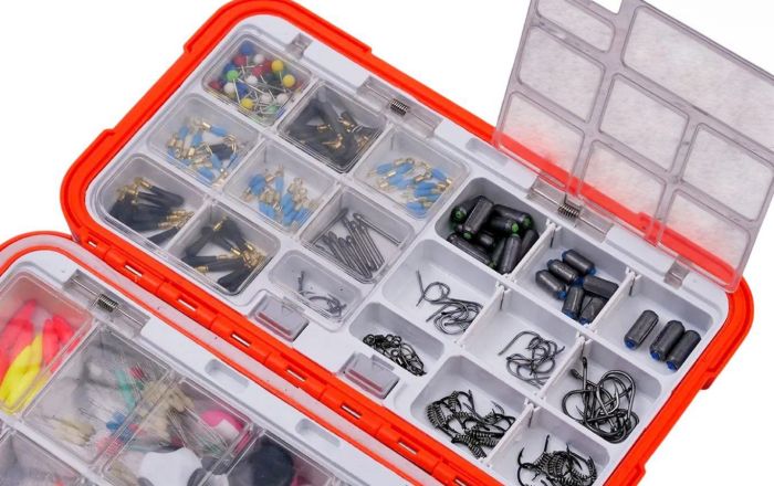 Коробка Briz для дрібного рибальського приладдя - Двостороння - 16,5х9,5х5 см