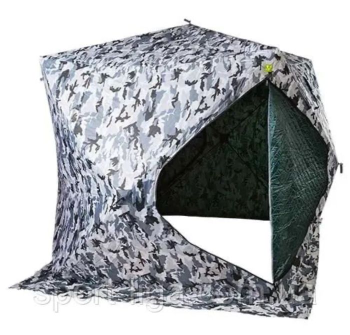 Палатка-куб зимовий утеплений - 3-х місний - 200х200хх205 см - Green Camp