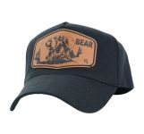 Кепка-трекерка Кентавр - Аплікація animal BEAR - 57-58 розмір - Коттон - Чорний