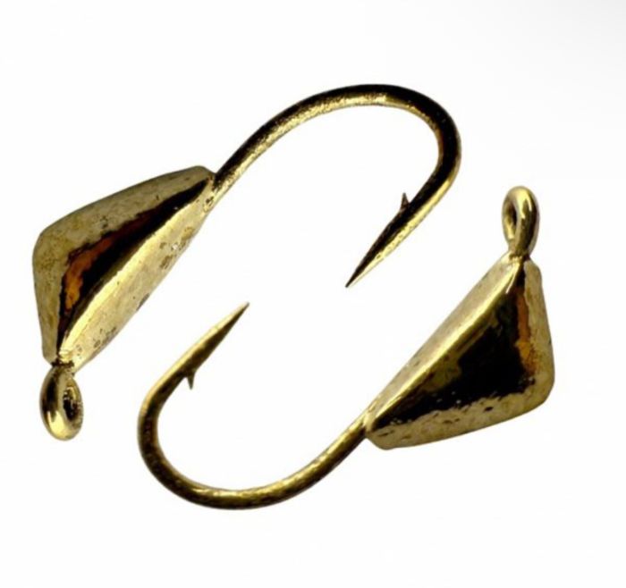 Мормишка Вольфрамова - Дрейссена (чесночниця) №2 - 0,3 г - Прибалтика - Золото - 10 шт/уп