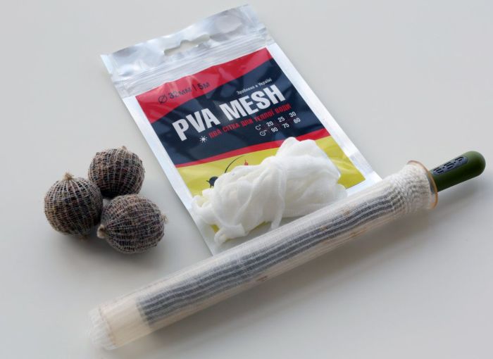 ПВА сітка Anvi PVA Mesh - Повільно розчинна - Для теплої води - Ø15 мм