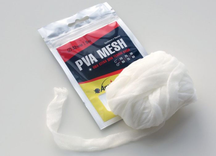 ПВА сітка Anvi PVA Mesh - Повільно розчинна - Для теплої води - Ø15 мм