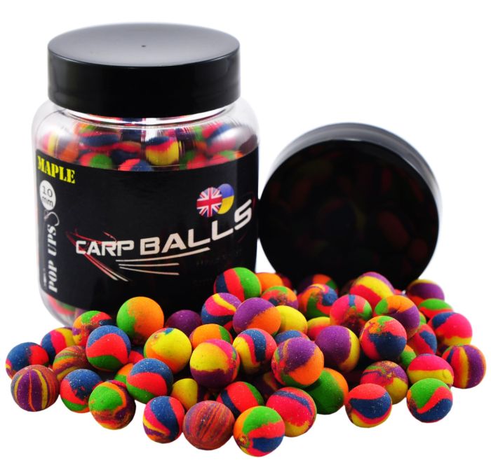 Бойли Carp Balls Pop Ups - 30 г - Плаваючі - Ø10 мм - Maple (Кленовий аромат)