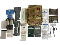 Тактична сумка-аптечка MOLLE – Розкладна, з кріпленням, укомплектована (IFAK)