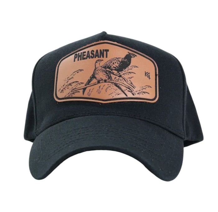 Кепка-трекерка Кентавр - Аплікація animal PHEASANT - 57-58 розмір - Коттон - Чорний