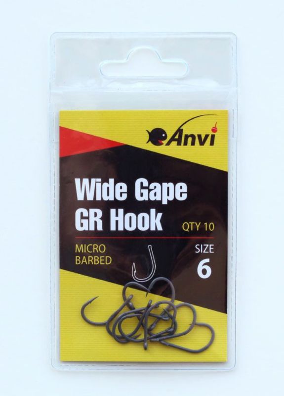 Гачок короповий Anvi Wide Gape GR №6 - 10 шт/уп