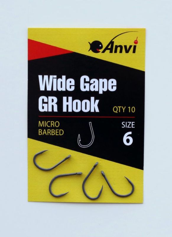 Гачок короповий Anvi Wide Gape GR №6 - 10 шт/уп
